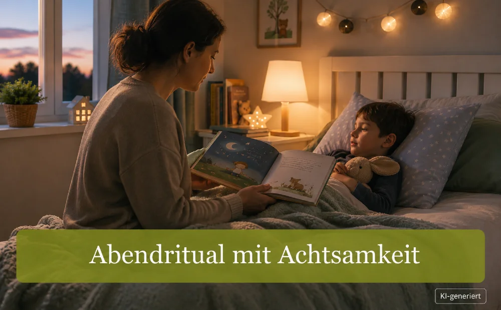 Achtsames Abendritual für Kinder - Symbolbild