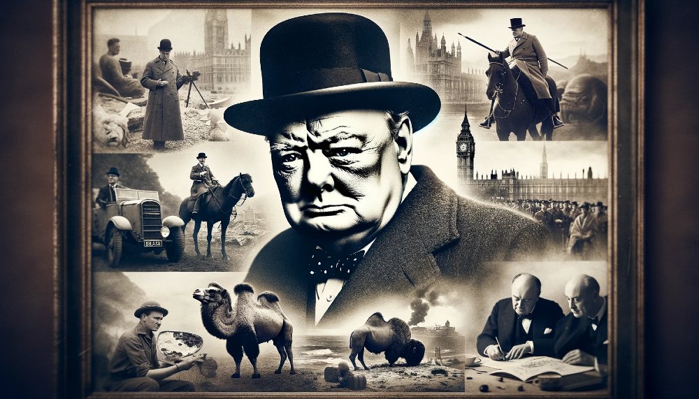 Winston Churchill Collage