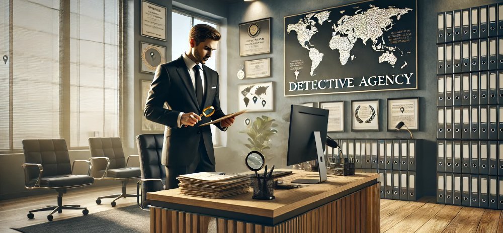 Detektiv im Büro