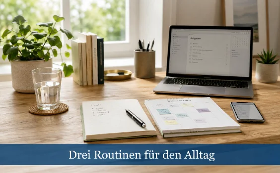 Routinen für den Alltag - Symbolbild