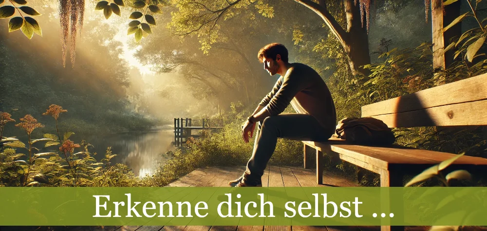 Erkenne dich selbst (Symbolbild)