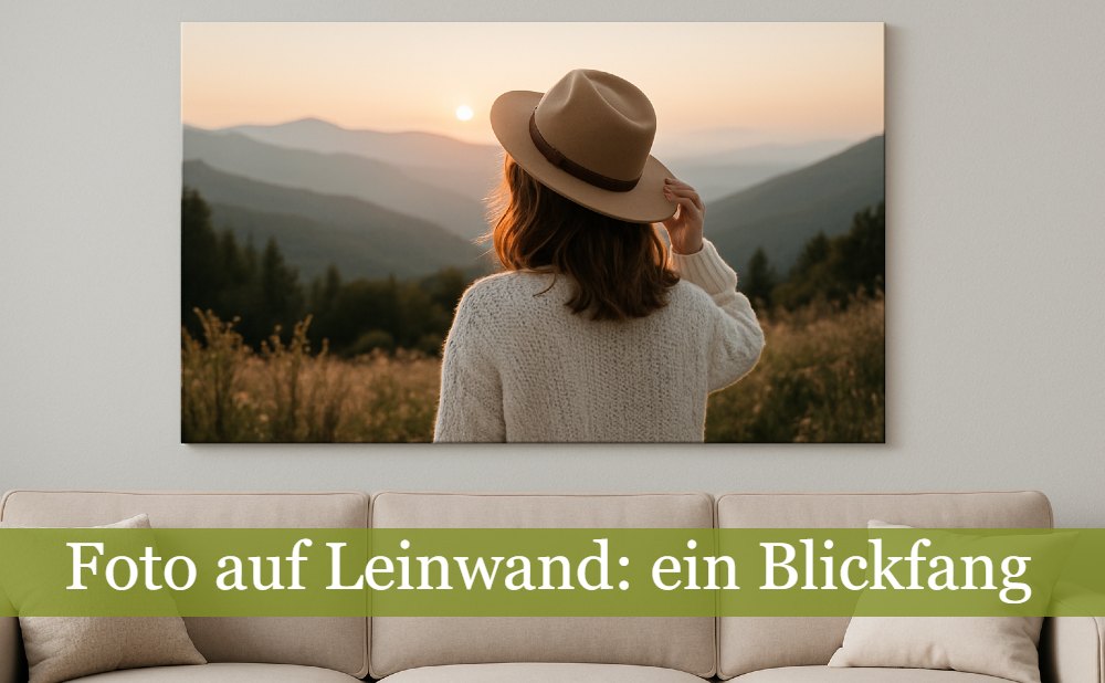 Foto auf Leinwand