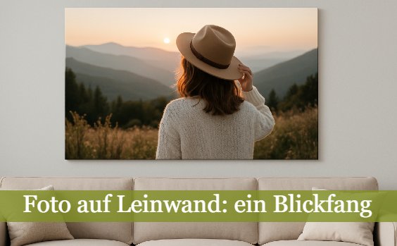 Foto auf Leinwand