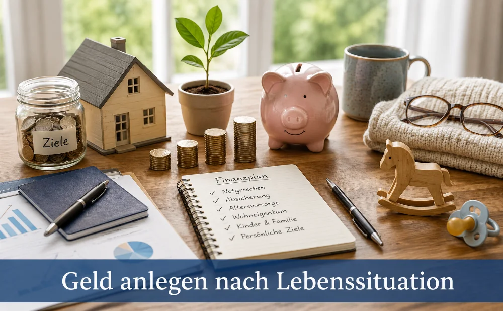 Geld anlegen nach Lebenssituation - Symbolbild