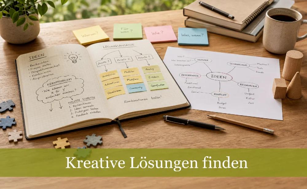 Symbolbild: Kreativ Lösungen finden