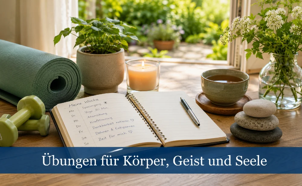 (Kurze) Übungen für Körper, Geist und Seele - Symbolbild