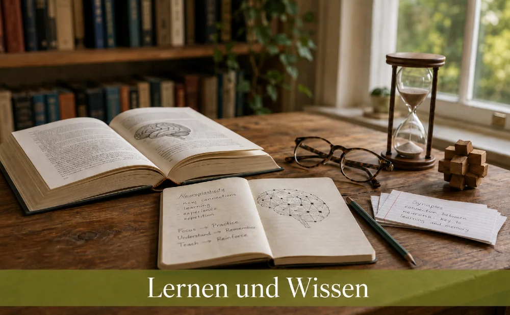 Lernen und Wissen - Bibliothek - Symbolbild