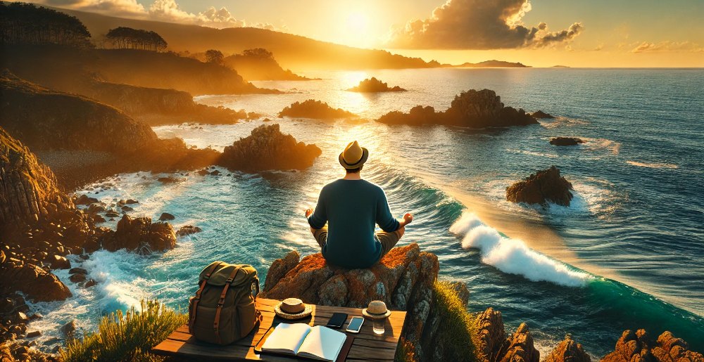 Meditation am Meer