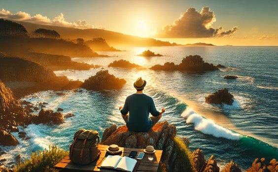 Meditation am Meer