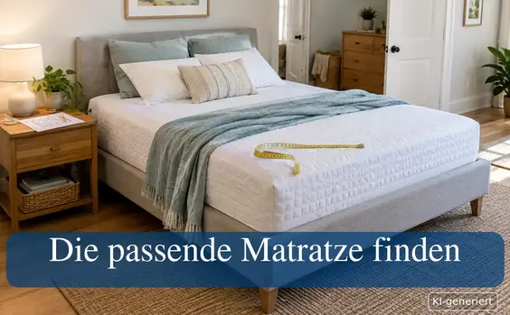 Bett mit großer Matratze
