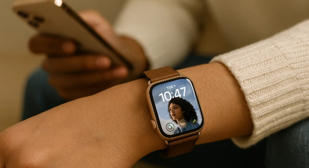 Smart-Watch Symbolbild