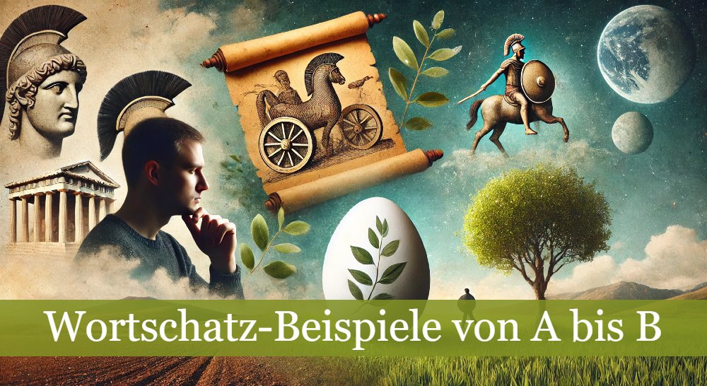 Wortsatz-Beispiele von A bis B