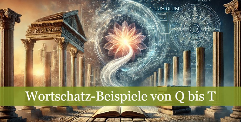 Wortschatz-Beispiele von Q bis T
