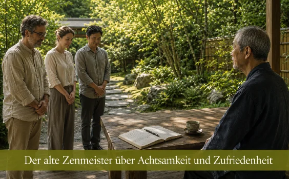 Der alte Zenmeister über Achtsamkeit und Zufriedenheit - Symbolbild