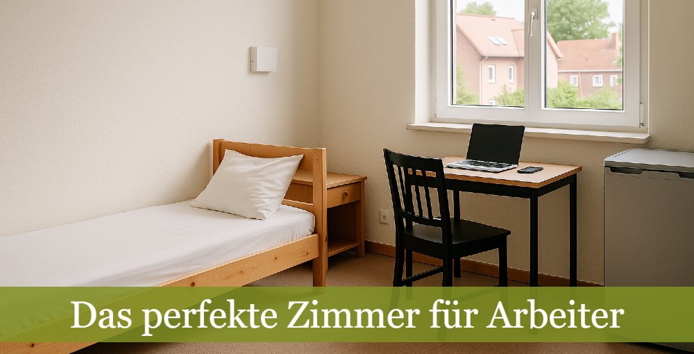 das perfekte Zimmer für Arbeiter