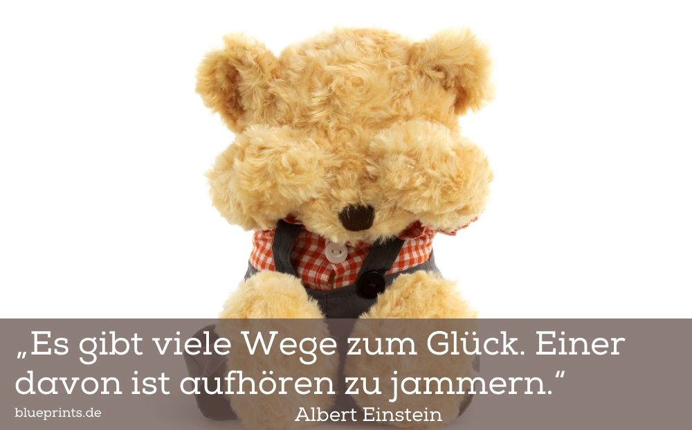 Albert Einstein über das Glück