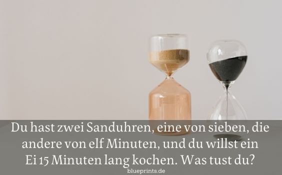 Zwei laufende Eieruhren