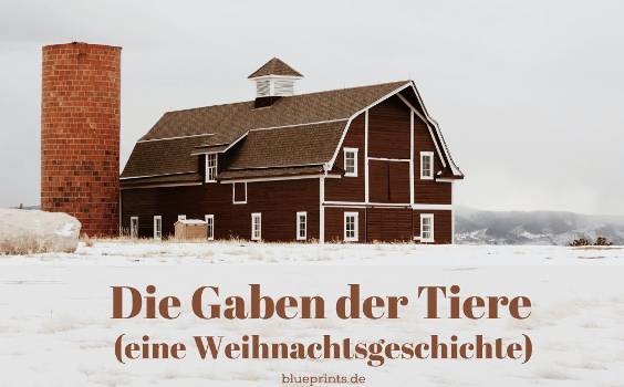 Ein alter Bauernhof im Winter