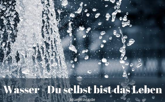 Fallende Wassertropfen