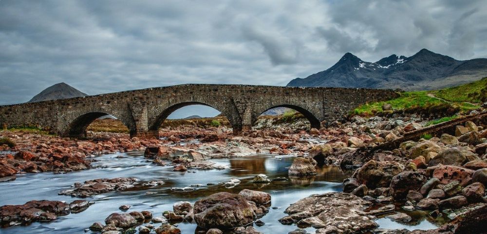 Brücke über Fluss