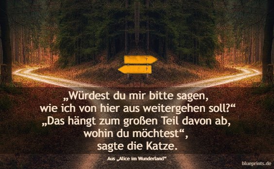 Alice im Wunderland und der Weg