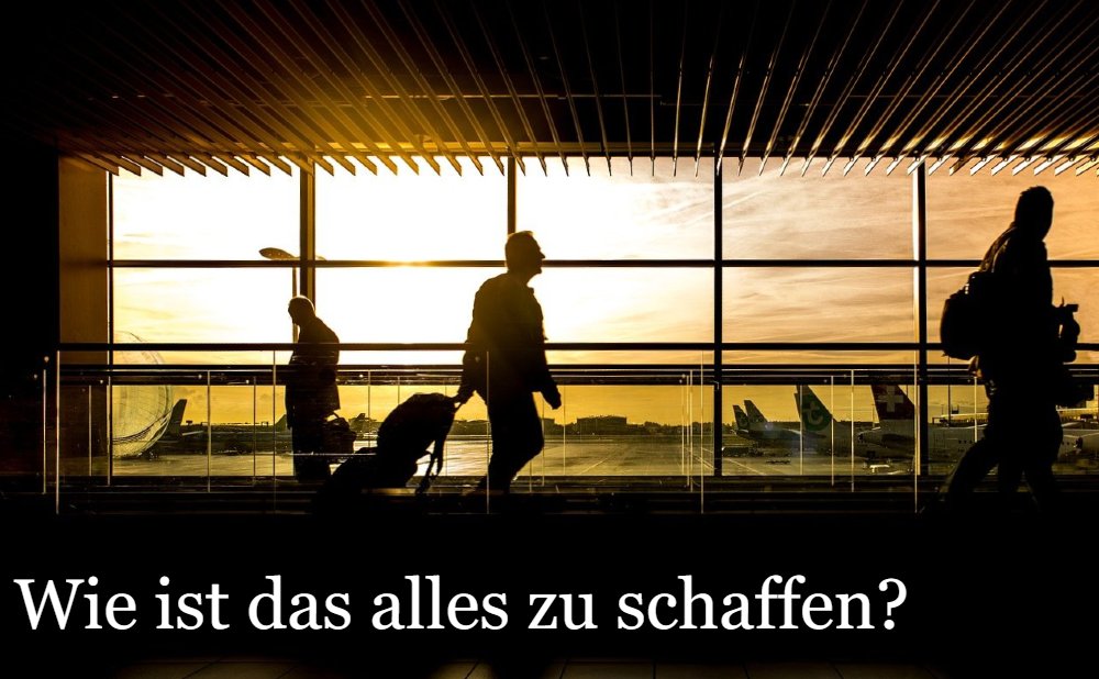 Aufgabe/Rätsel: Zeitknappheit vor dem Check-in
