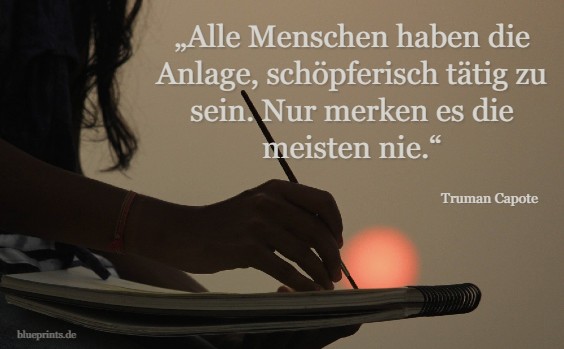Alle Menschen sind schöpferisch | Capote | Bild: Frau schreibt
