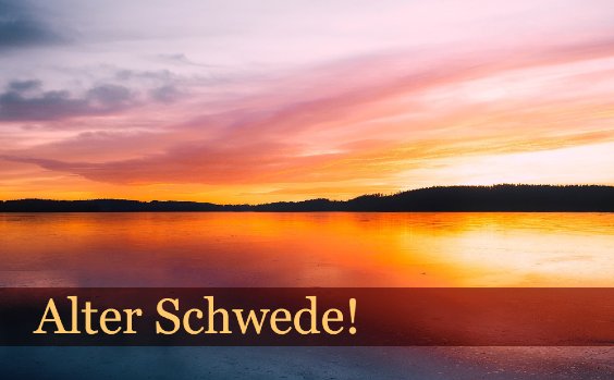 Sonnenuntergang Schweden
