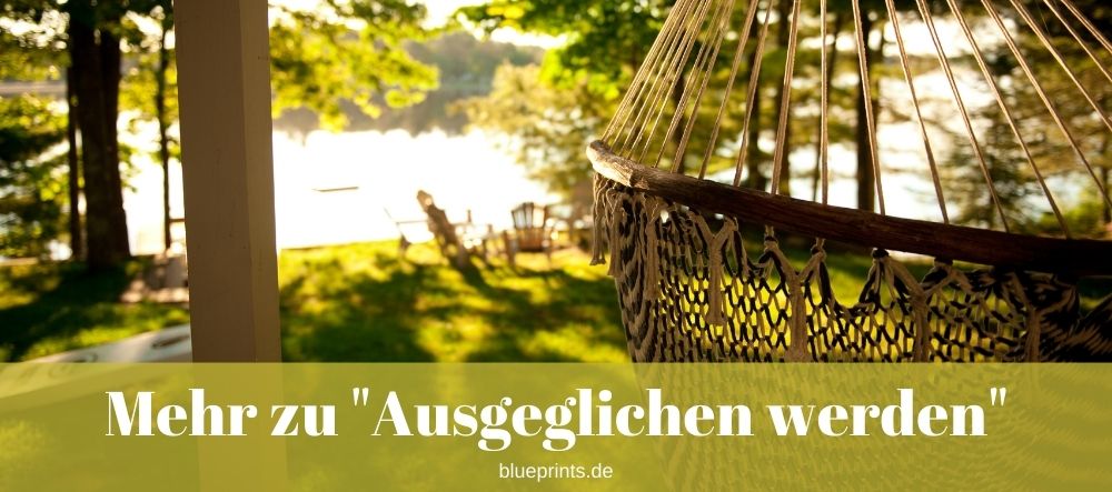 ausgeglichen werden