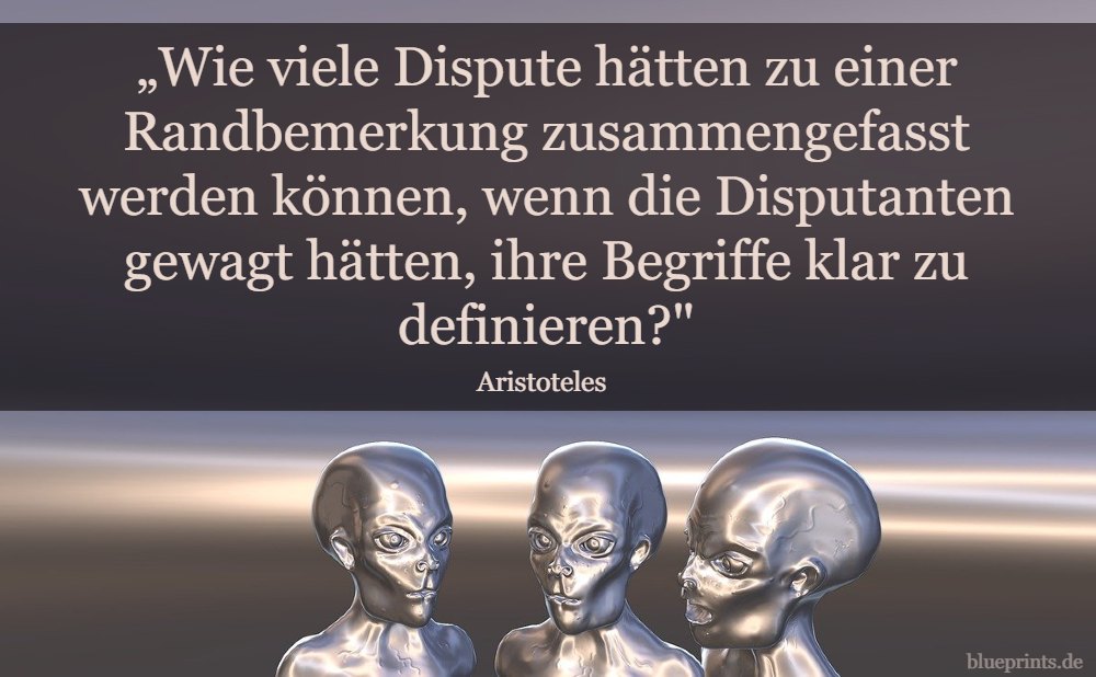 Aristoteles zu Disputen