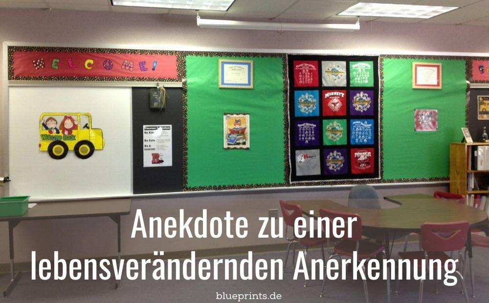 Anerkennung Anekdote