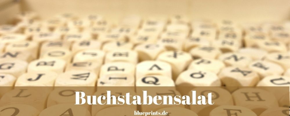 Buchstabensalat