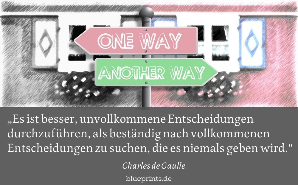 Zwei Wegweiser