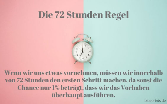 72 Stunden Regel lernen