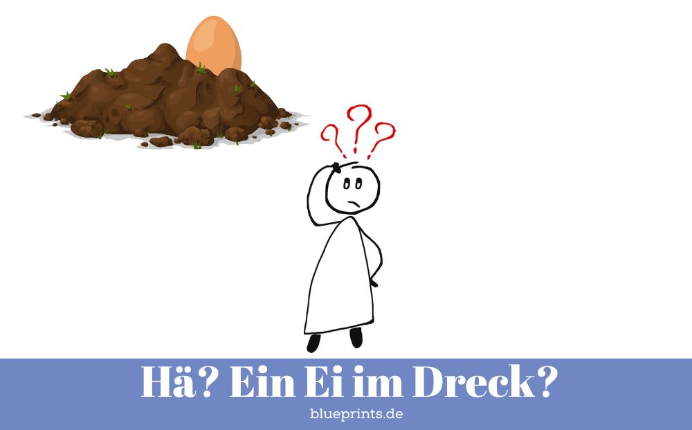 Ein Ei im Dreck