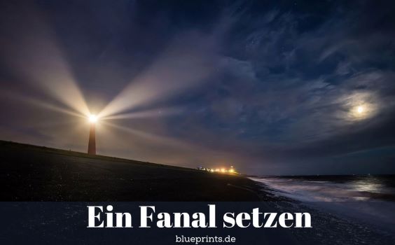 Ein Leuchtturm bei der Arbeit