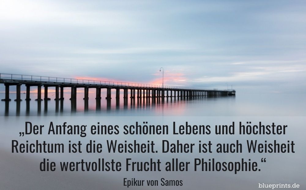 Epikur über Weisheit