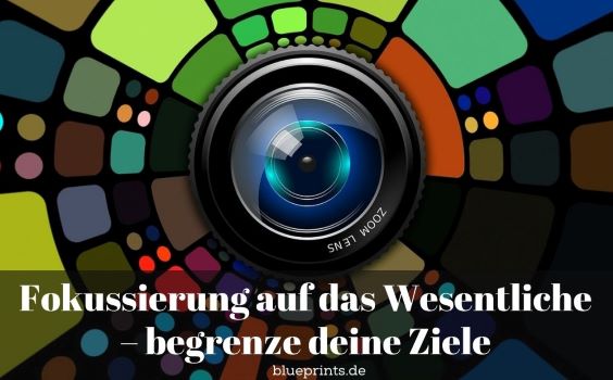 Eine bunten Linse