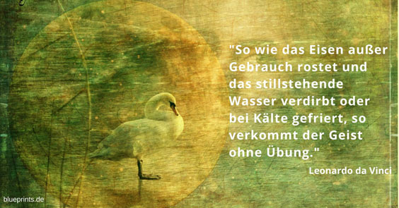 Leonardo da Vinci über Übung und Geist