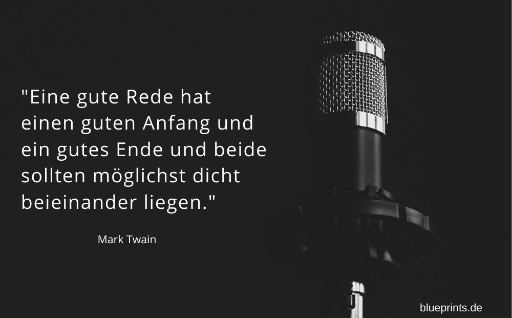 Mark Twain über die gute Rede