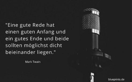 Mark Twain über die gute Rede
