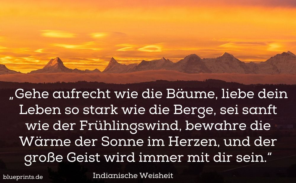 Berge bei Sonnenuntergang