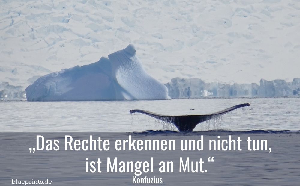 Konfuzius über Mut