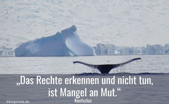 Konfuzius über Mut
