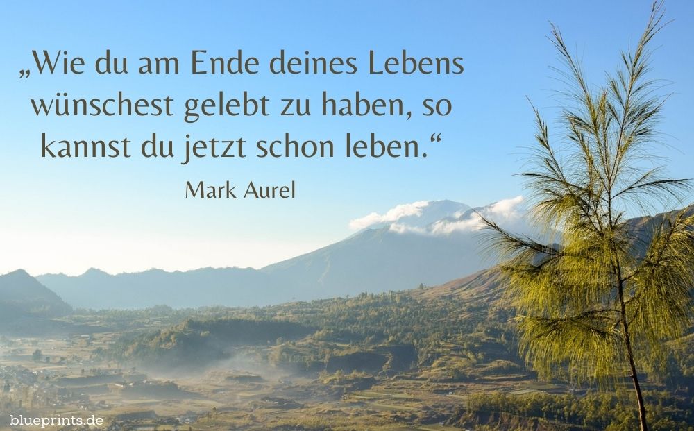 Blick auf Berge