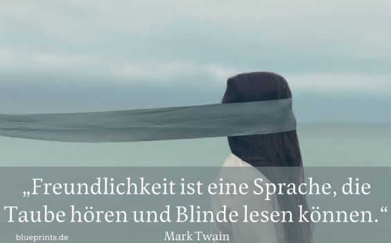 Verbundene Augen