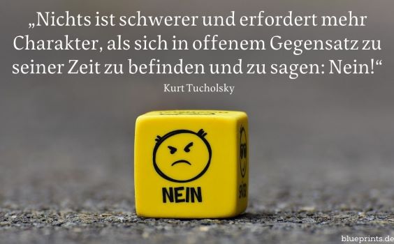 Bild von Würfel mit der Aufschrift NEIN