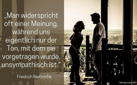 Nietzsche über Widersprechen