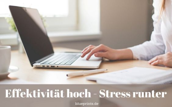 Eine Frau arbeitet gut organisiert.