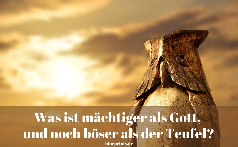 Rätsel - Gott und Teufel